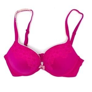 Victoria’s Secret Body by Victoria Push Up Bra Bright Pink 34D